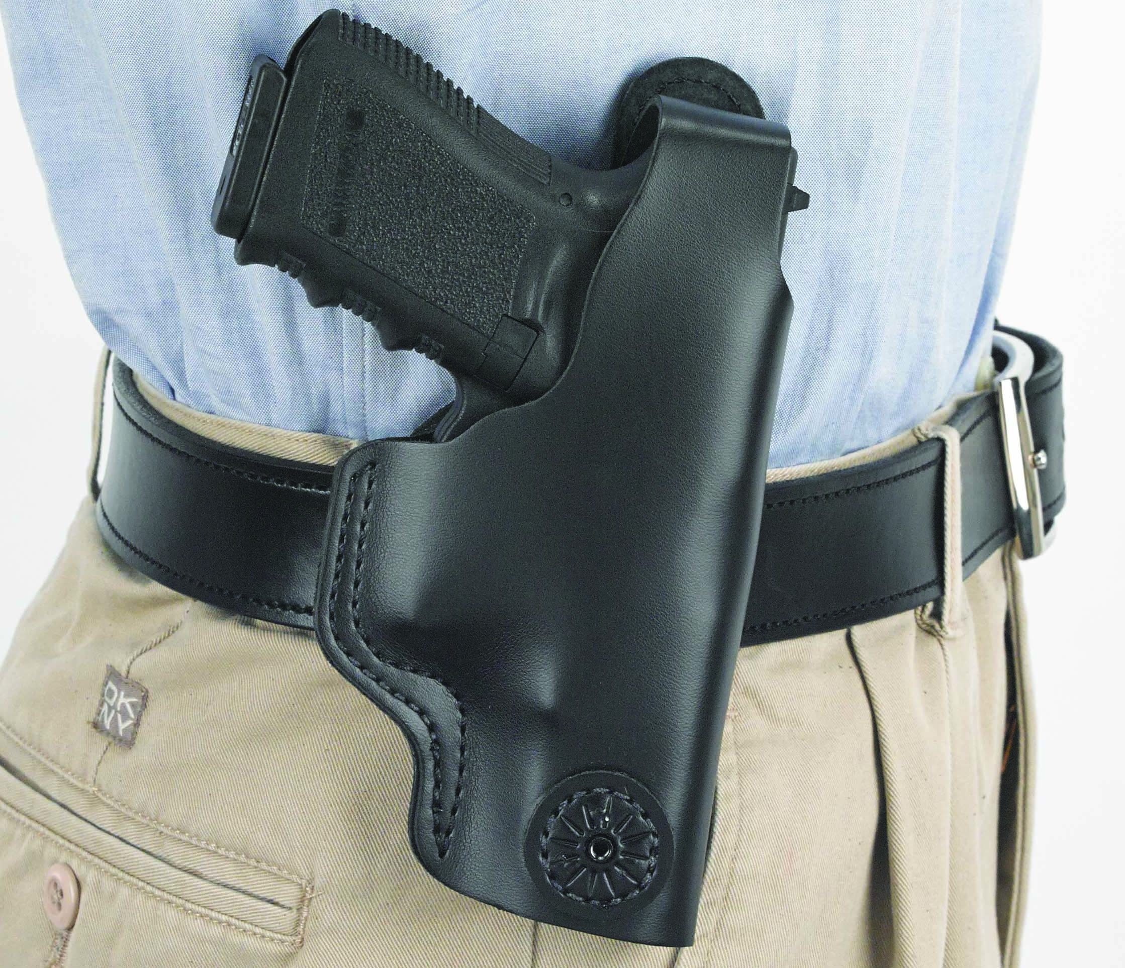 DESANTIS DUAL CARRY II HOLSTER IWB/OWB RH LTHR XDS 9/45 BLK