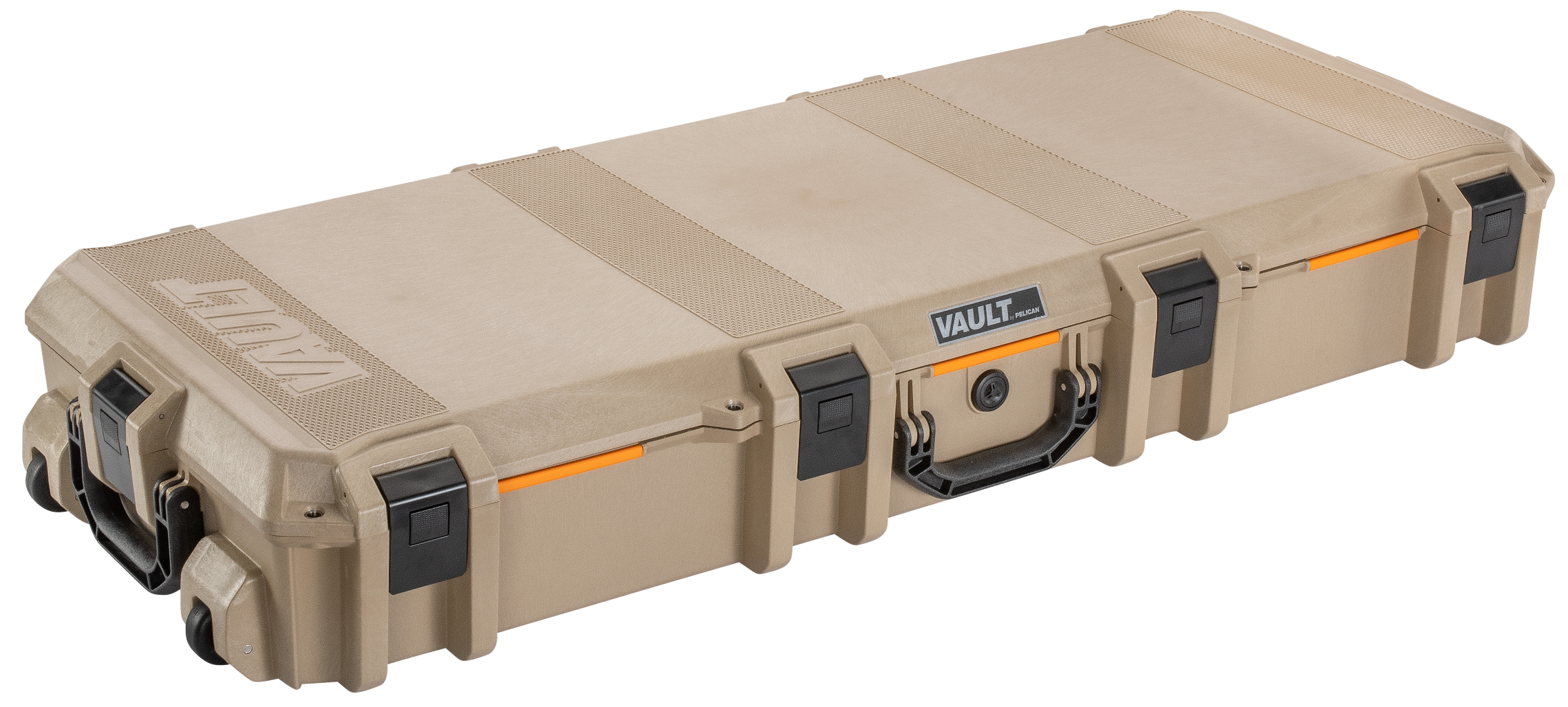 Pelican VCV730 Vault Tactical 44" Tan Polymer 2 Rifles w/Wheels