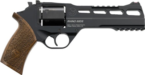 CHIAPPA RHINO 60DS 10MM 6" ADJ. SIGHT BLACK/WALNUT.