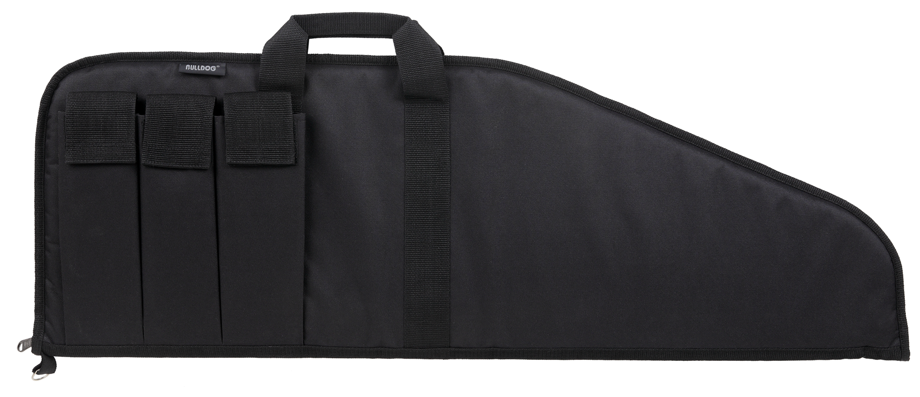 Bulldog BD49943 Pit Bull 43" Black Floatable Water Resistant Nylon, Tricot Lining, 3 Velcro Exterior Magazine Pouches, Soft Padding