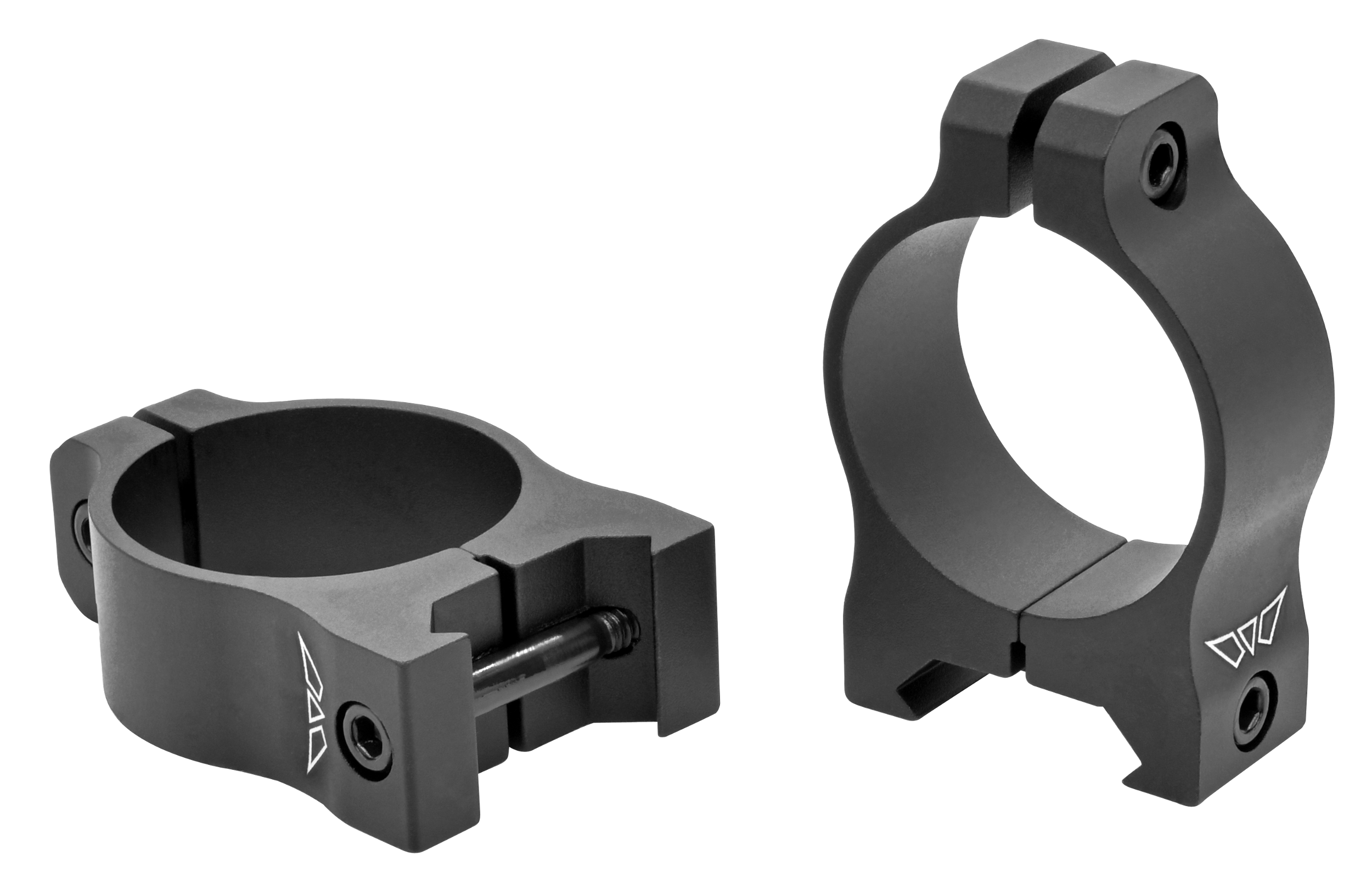 Warne V413M Scope Rings Vapor Matte Black 30mm Low 0 MOA