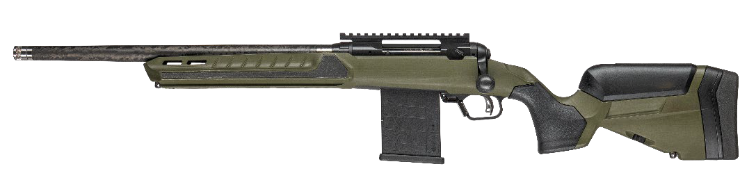 Savage Arms 32943 110 UltraLite Predator 6mm ARC 10+1 18" Carbon Fiber Barrel, Arca Rail Forend, Hunter Green AccuStock w/AccuFit V2 Synthetic Stock, Left Hand