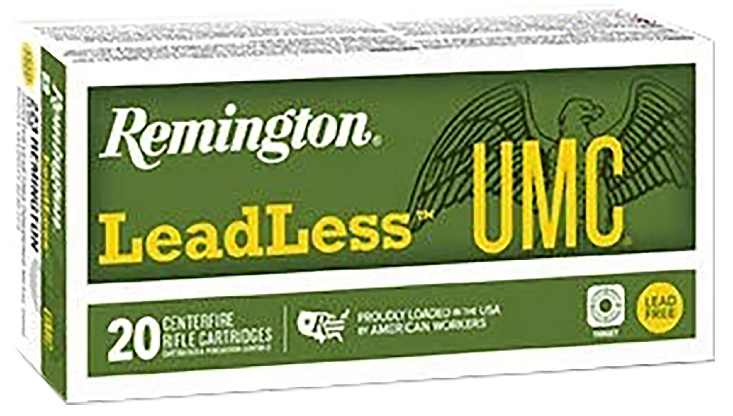 Remington Ammunition R21420 UMC Leadless 223Rem 55gr 20 Per Box/10 Case