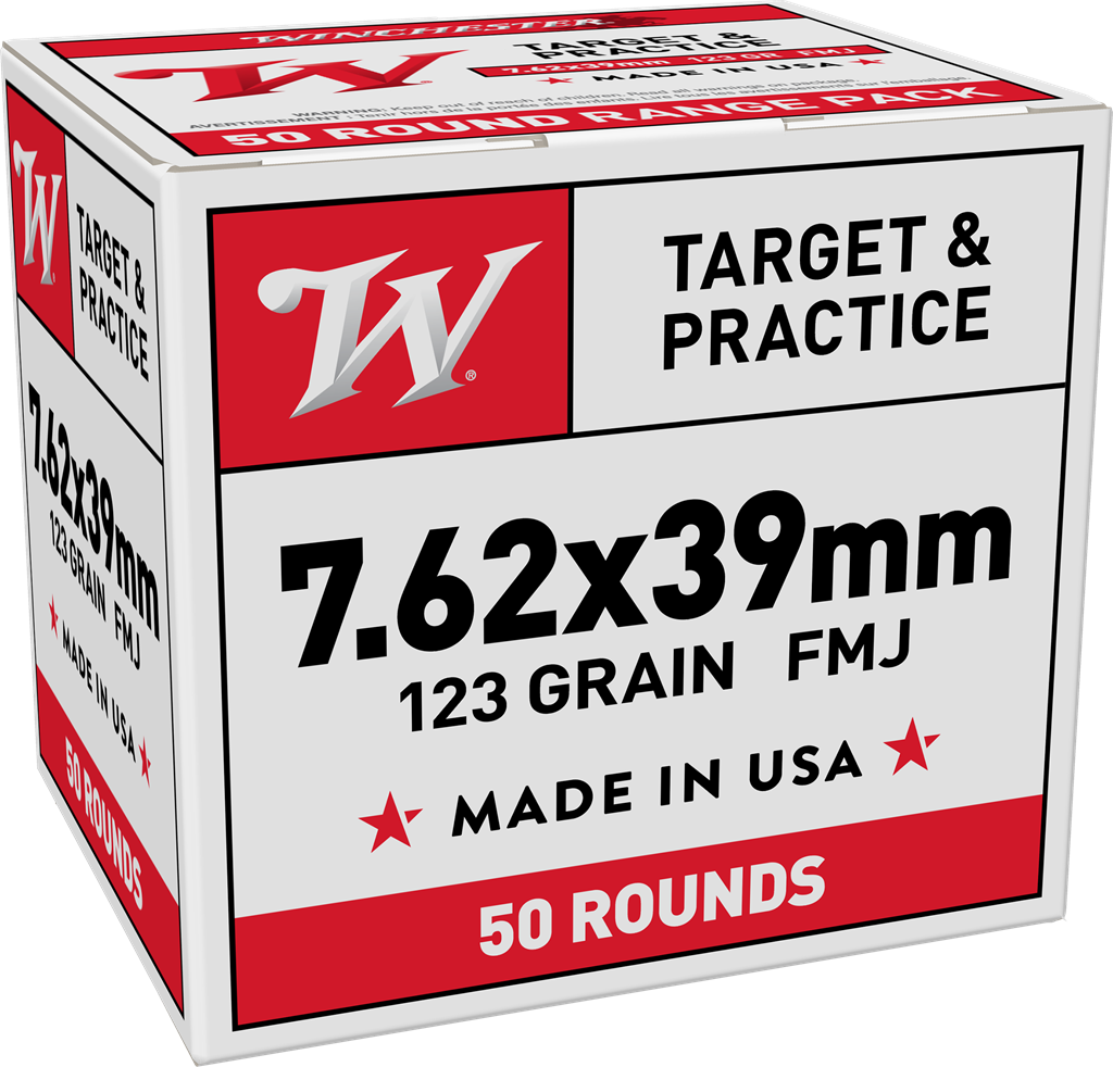 WINCHESTER USA 7.62X39 123G FMJ LC 50RD BX 500RD CS