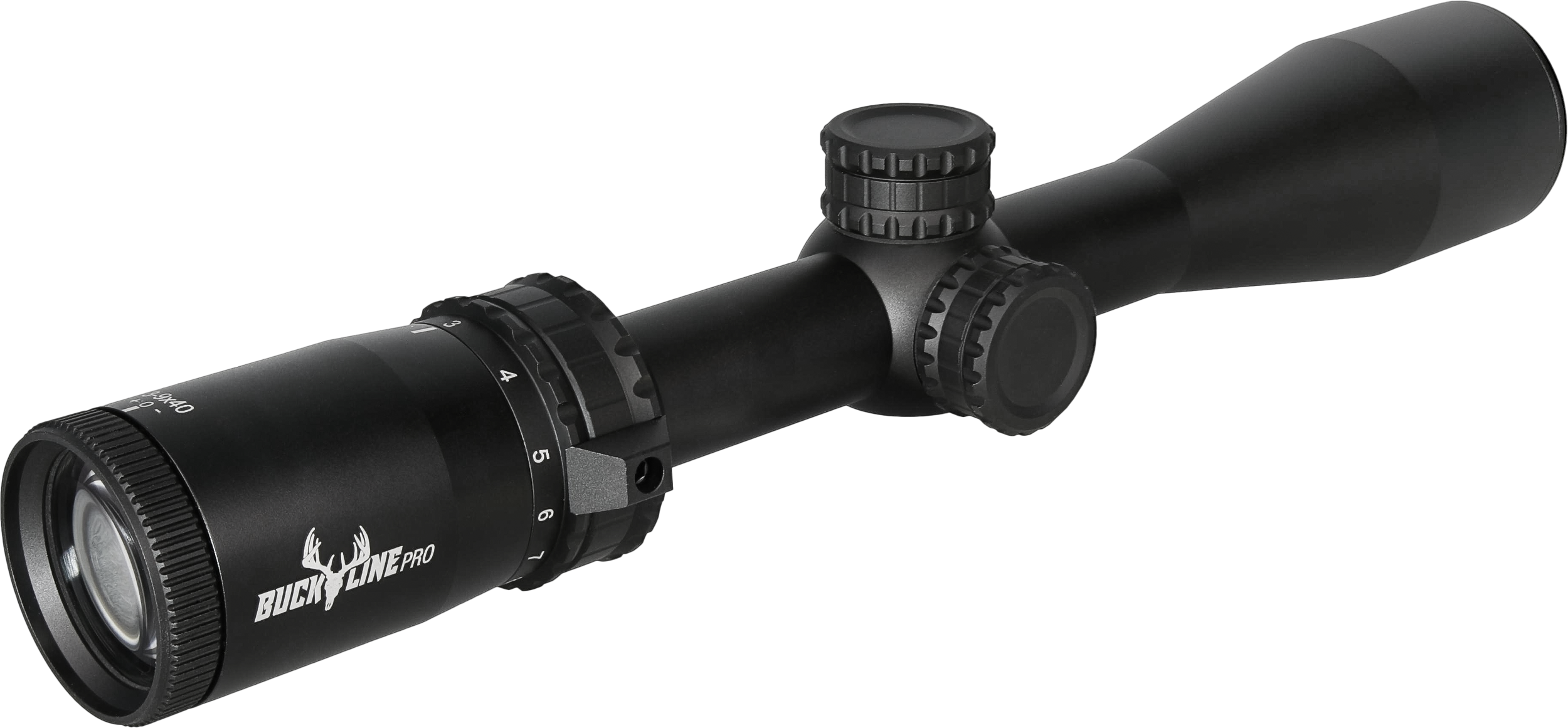 TruGlo TGTG85394PXB Buckline Pro Rifle Scope Matte Black 3-9x 40mm
