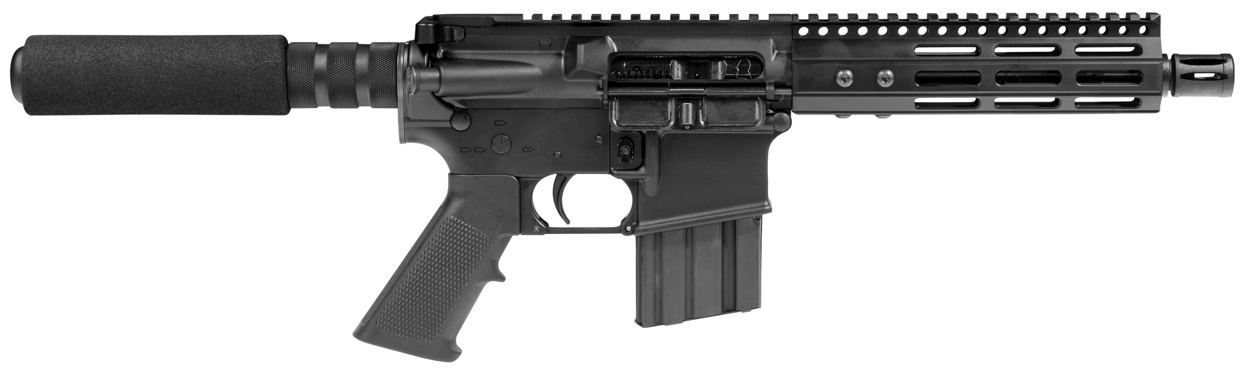 Franklin Armory 00-30018-BLK CA7 *CA Compliant 5.56x45mm NATO 7.50" 10+1 Black Hard Coat Anodized Polymer Grip Buffer Tube