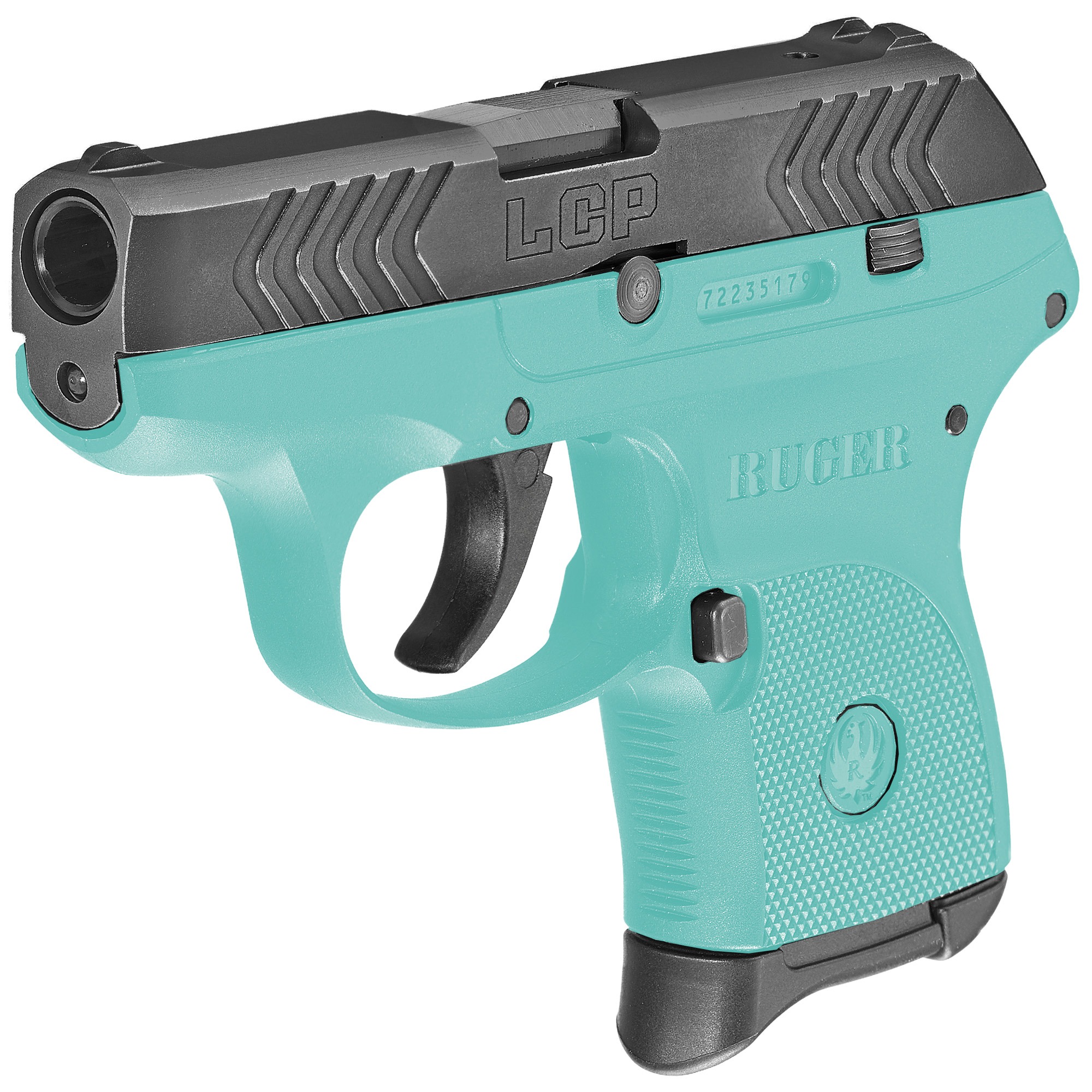 RUGER LCP 380ACP 2.75" TURQ/BLK 6RD