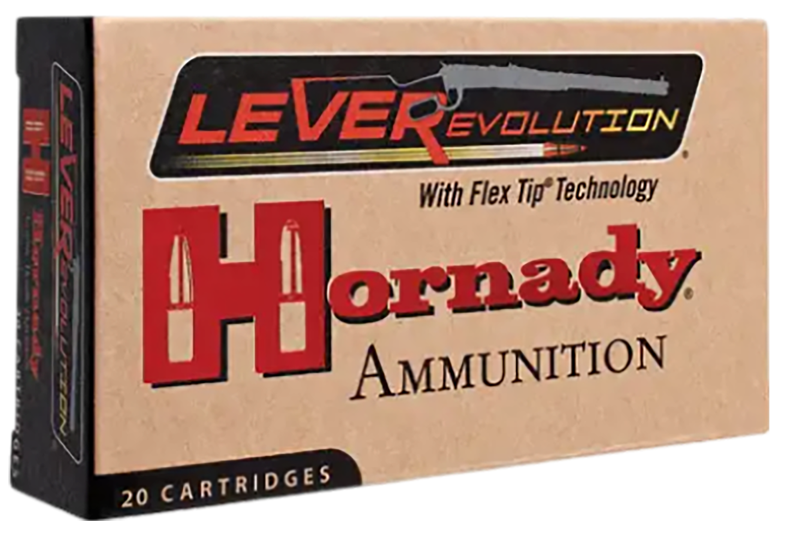 Hornady 82744 LEVERevolution  444Marlin 265gr Flex Tip eXpanding 20 Per Box/10 Case