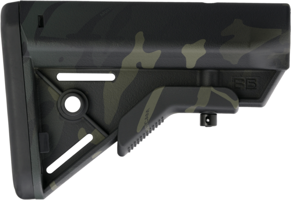 B5 Systems BRV1421 Bravo  Black Multi-Cam Synthetic for AR-Platform with Mil-Spec Receiver Extension (Tube Not Included)