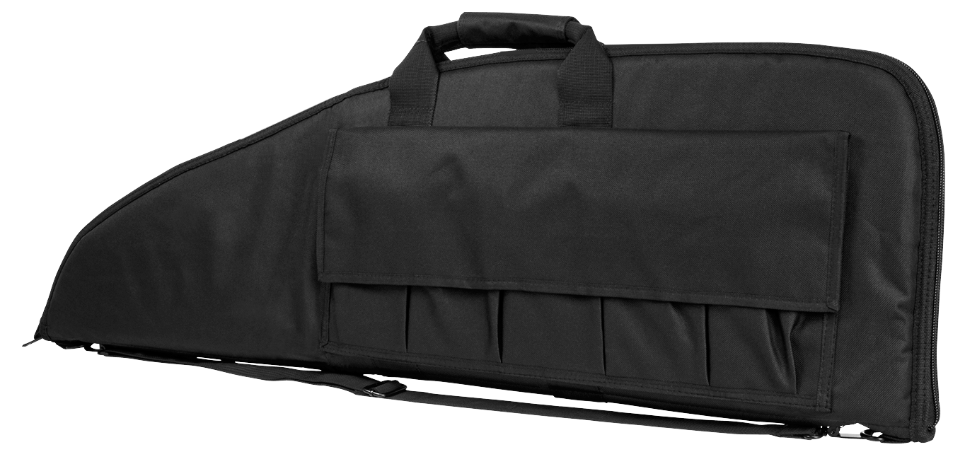 NcStar CV290738 VISM Rifle Case w/ Double Zippers ID Holder Foam Padding & Black Finish
