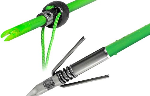 TRUGLO BOWFISHING SPEED SHOT ARROW W/SPRING FSHR PNT & SLDE