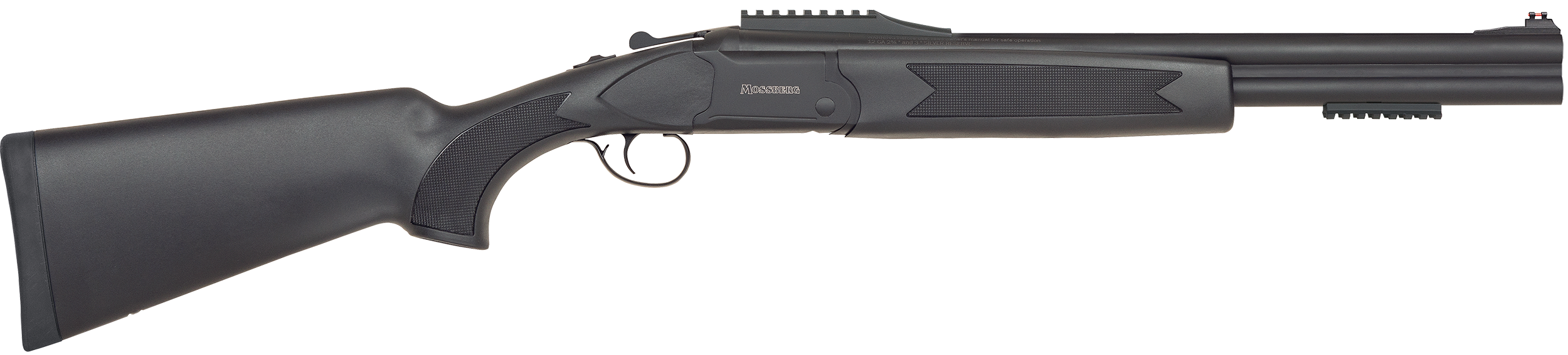 Mossberg 75484 Silver Reserve Eventide Full Size 12 Gauge Break Open 3" 2rd 18.50" Matte Blued Over/Under Vent Rib Barrel, Matte Blue w/Logo Receiver, Black Synthetic Stock, Right Hand