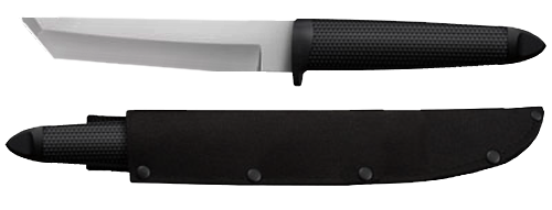 Cold Steel 20TL Lite 6" Fixed Plain Tanto 4034 Stainless Steel Blade/Black Polypropylene Handle