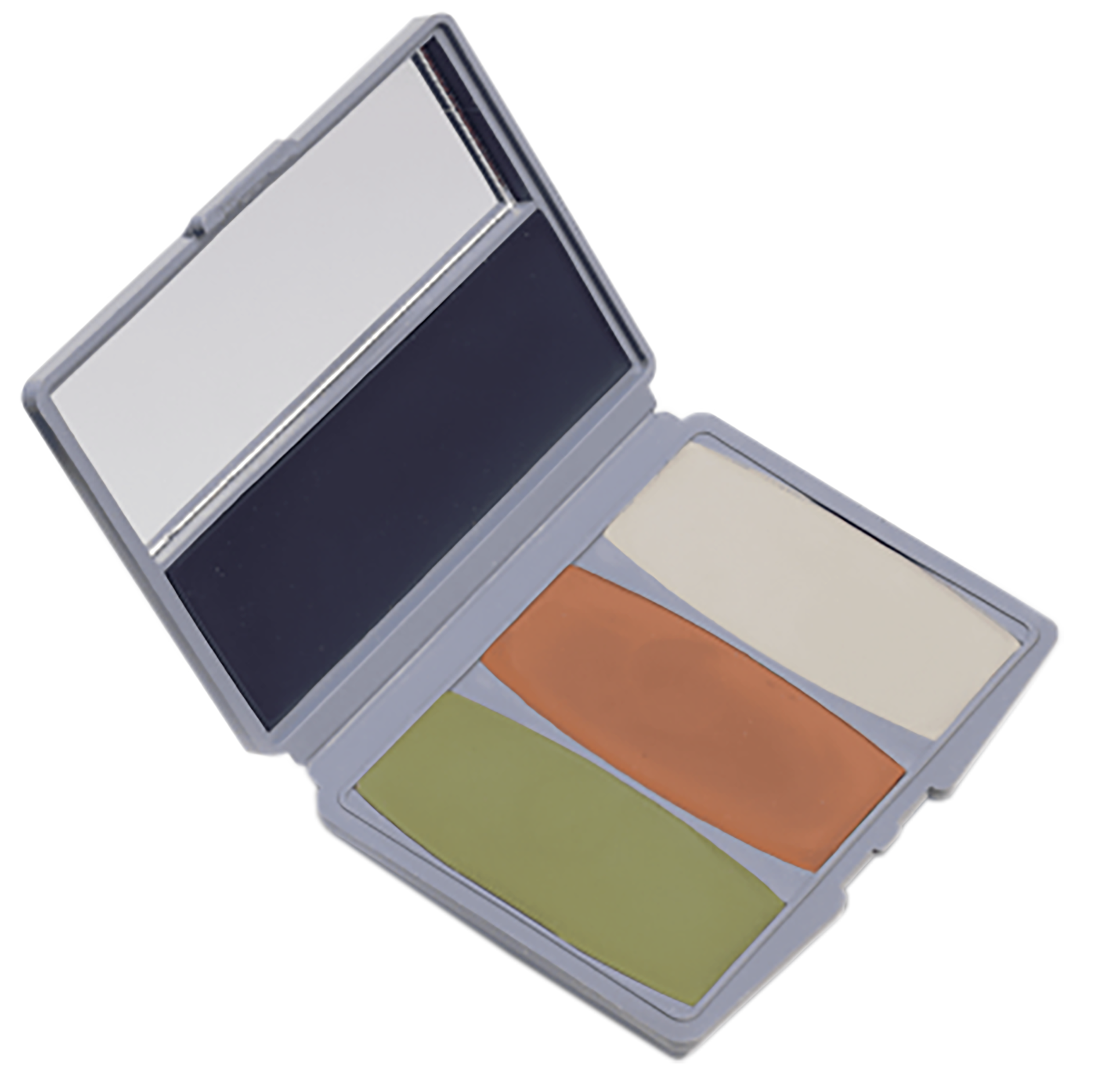 Hunters Specialties HS00264 Camo-Compac 4 Woodland Makeup Kit Mud Brown/Flat Black/Leaf Green/Sand