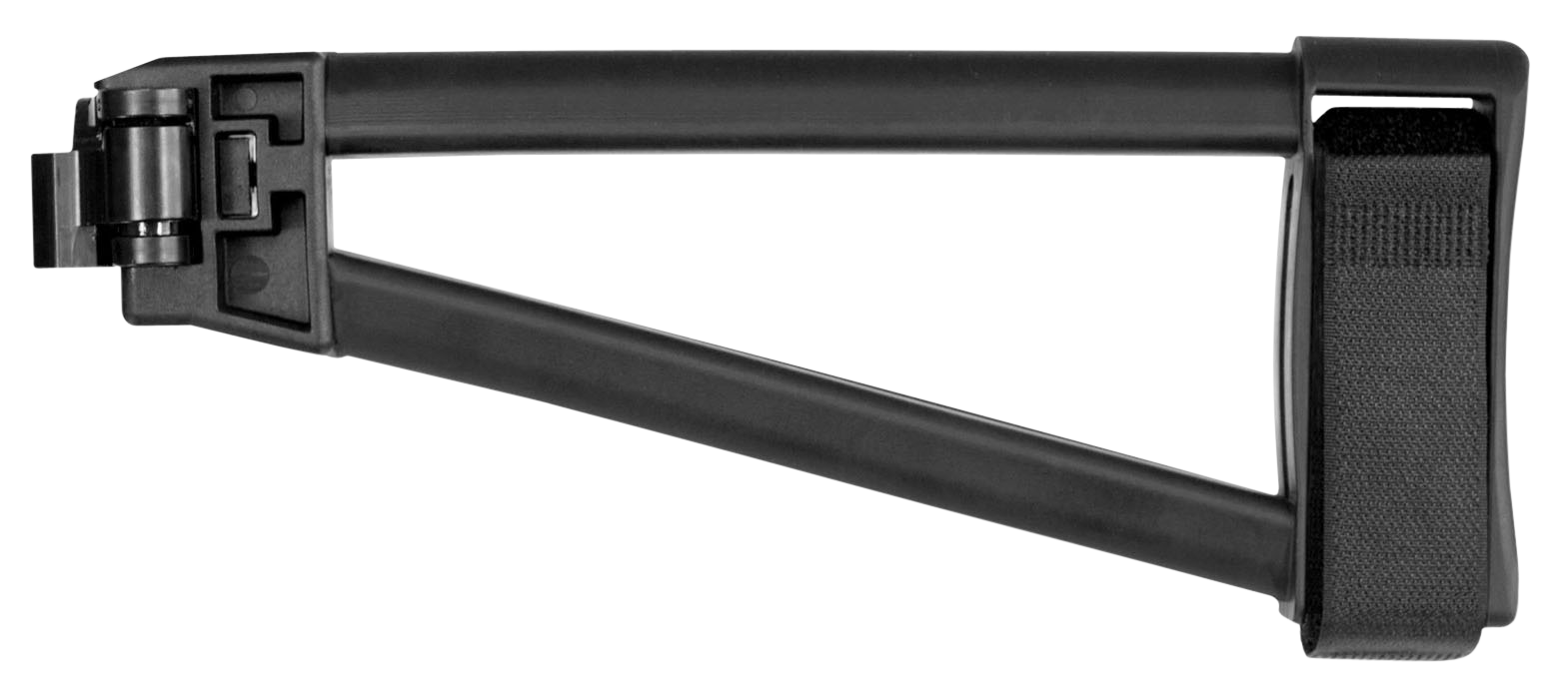 SB Tactical TF191301SB TF 1913 Side Folding Black Synthetic with 9.50" OAL & Nylon Strap for AR-Platform with 1913 Picatinny Rail (Tube Not Included)