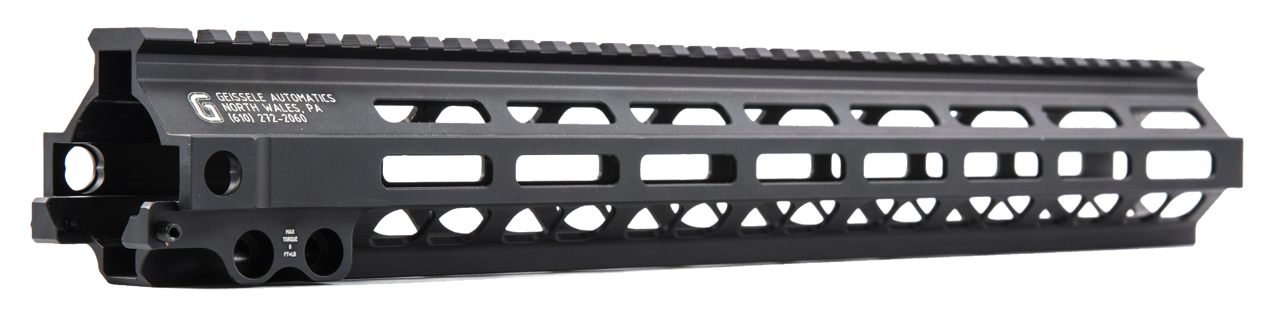 Geissele Automatics 05-286B Super MK8 M-Lok Rail AR15/M16/M4 Rifle Aluminum Black 15"