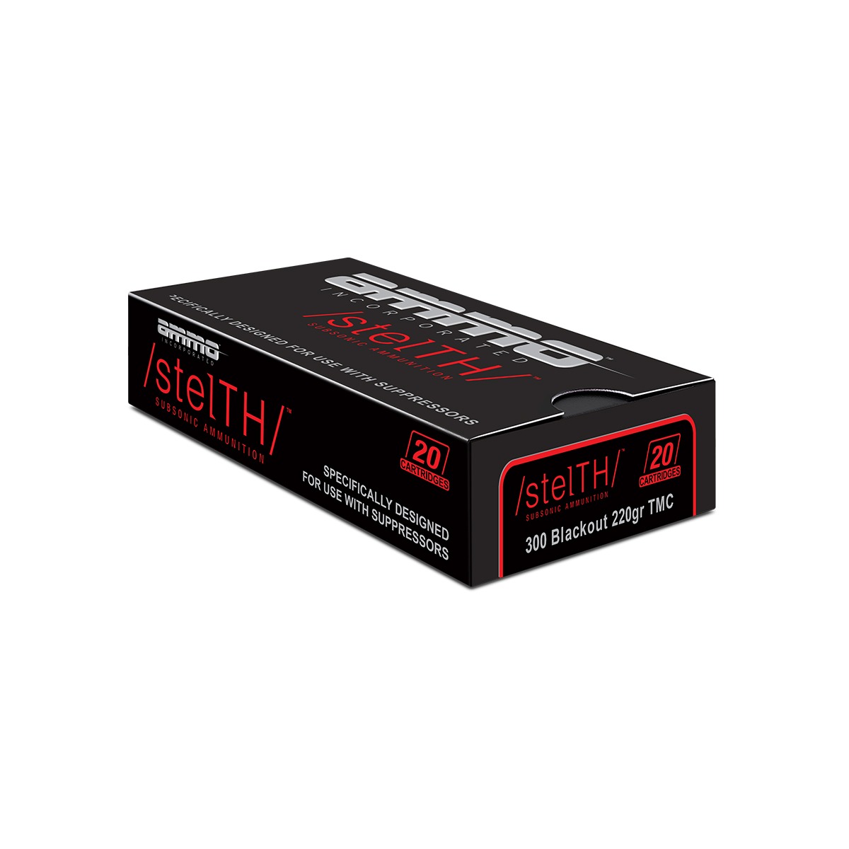 AMMO INC 300BLK OUT STELTH 220GR TMC 20RD BOX 200RD CASE