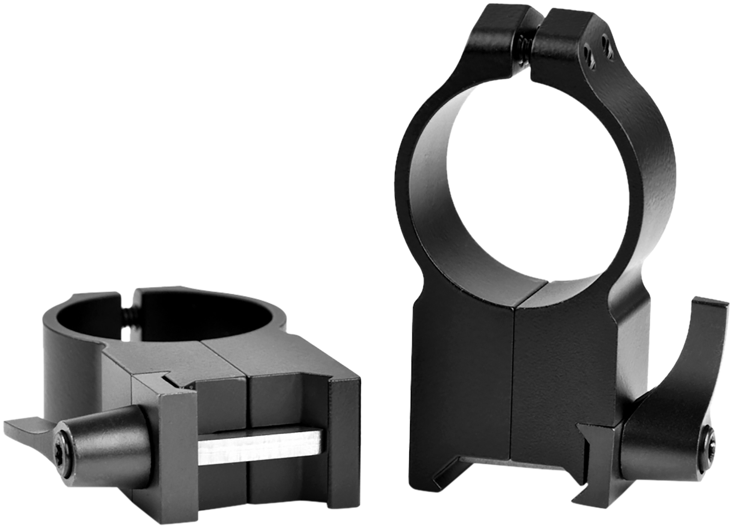 Warne 217LM Vertical Rings Maxima Matte Black 30mm Ultra High Quick Detach 0 MOA