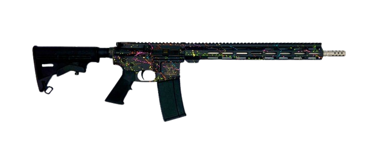 Great Lakes Firearms GL15223BLK GL15  223 Wylde 30+1 16" 4150 Nitride 15.25" M-LOK Handguard Mil-spec Polymer Grip