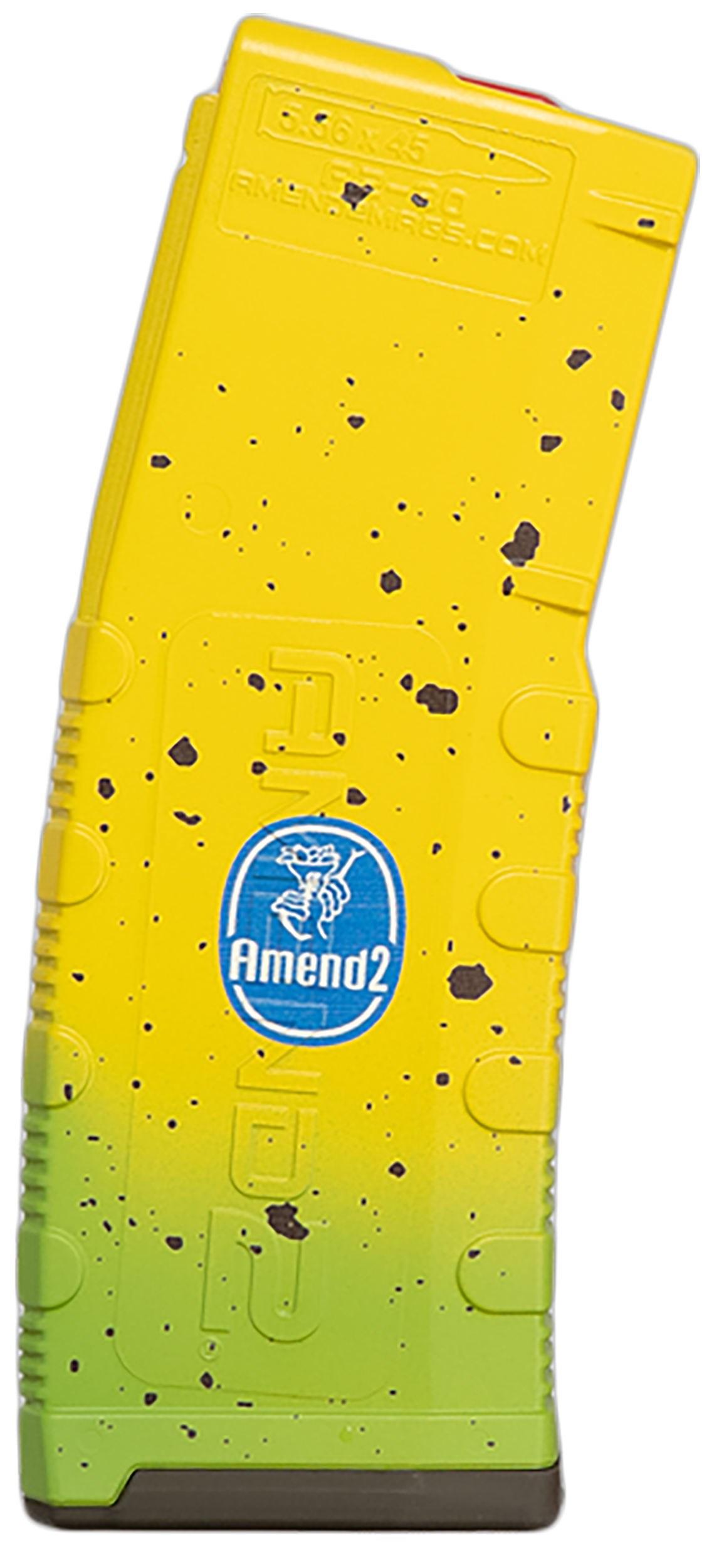 Amend2 556BANANA30 Banana MOD-2 5.56 NATO AR-15 30rd Yellow/Green