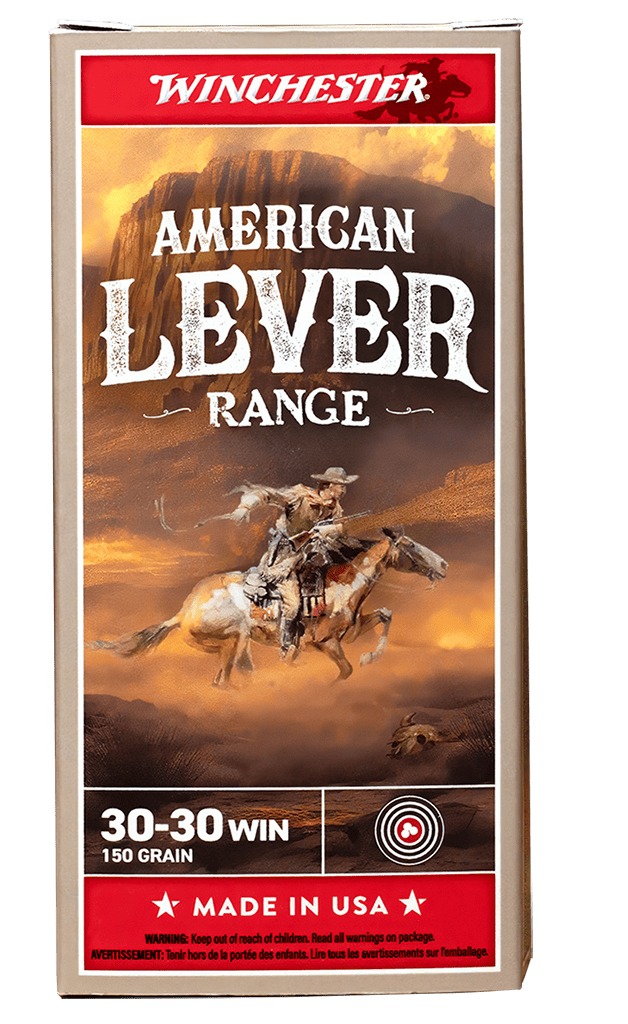 Winchester American Lever Range 30-30 Win 150gr JHP 20rd Box