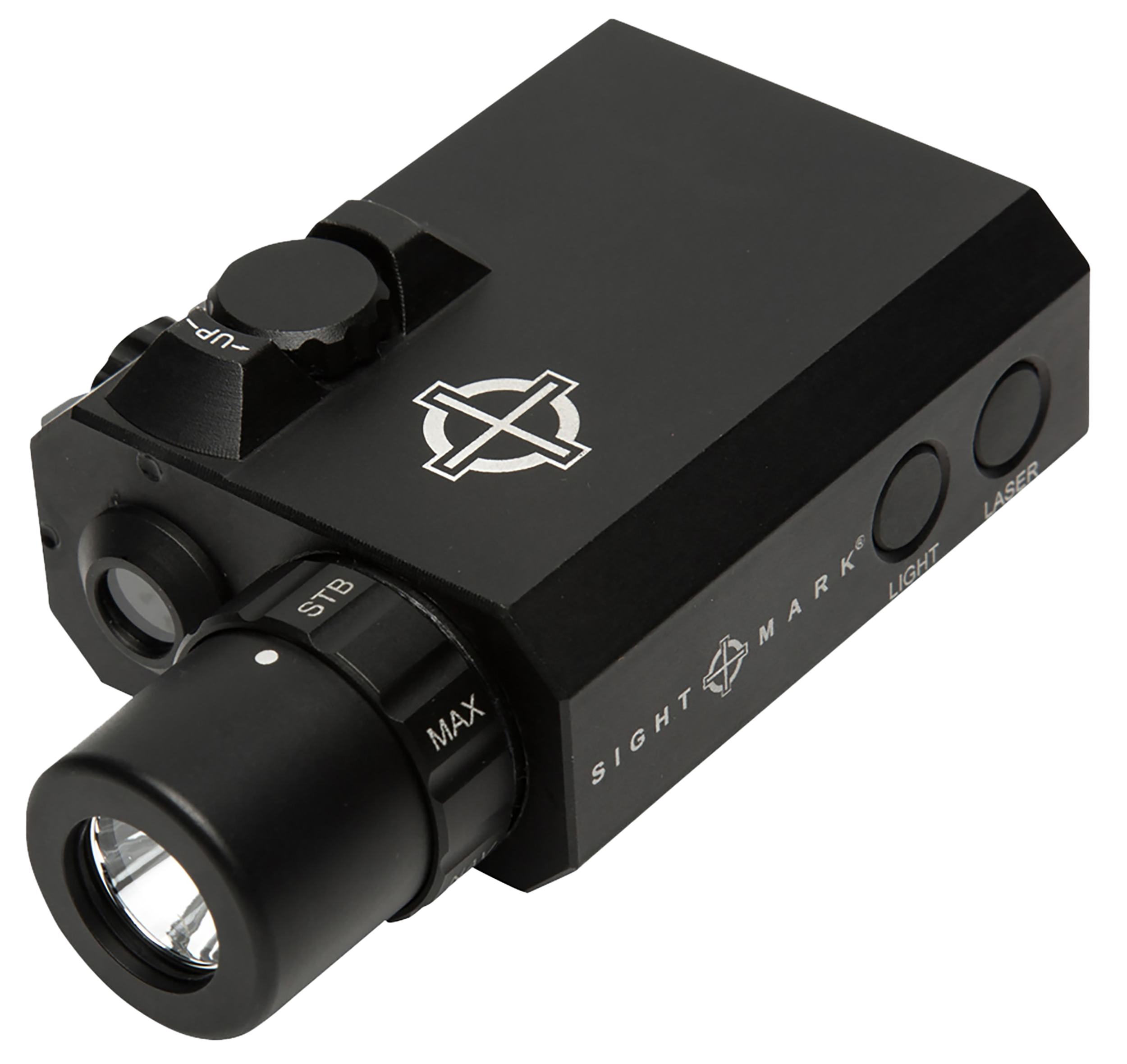 Sightmark SM25012 LoPro Mini Combo Flashlight and Green Laser Sight Matte Black 300 Lumens White LED