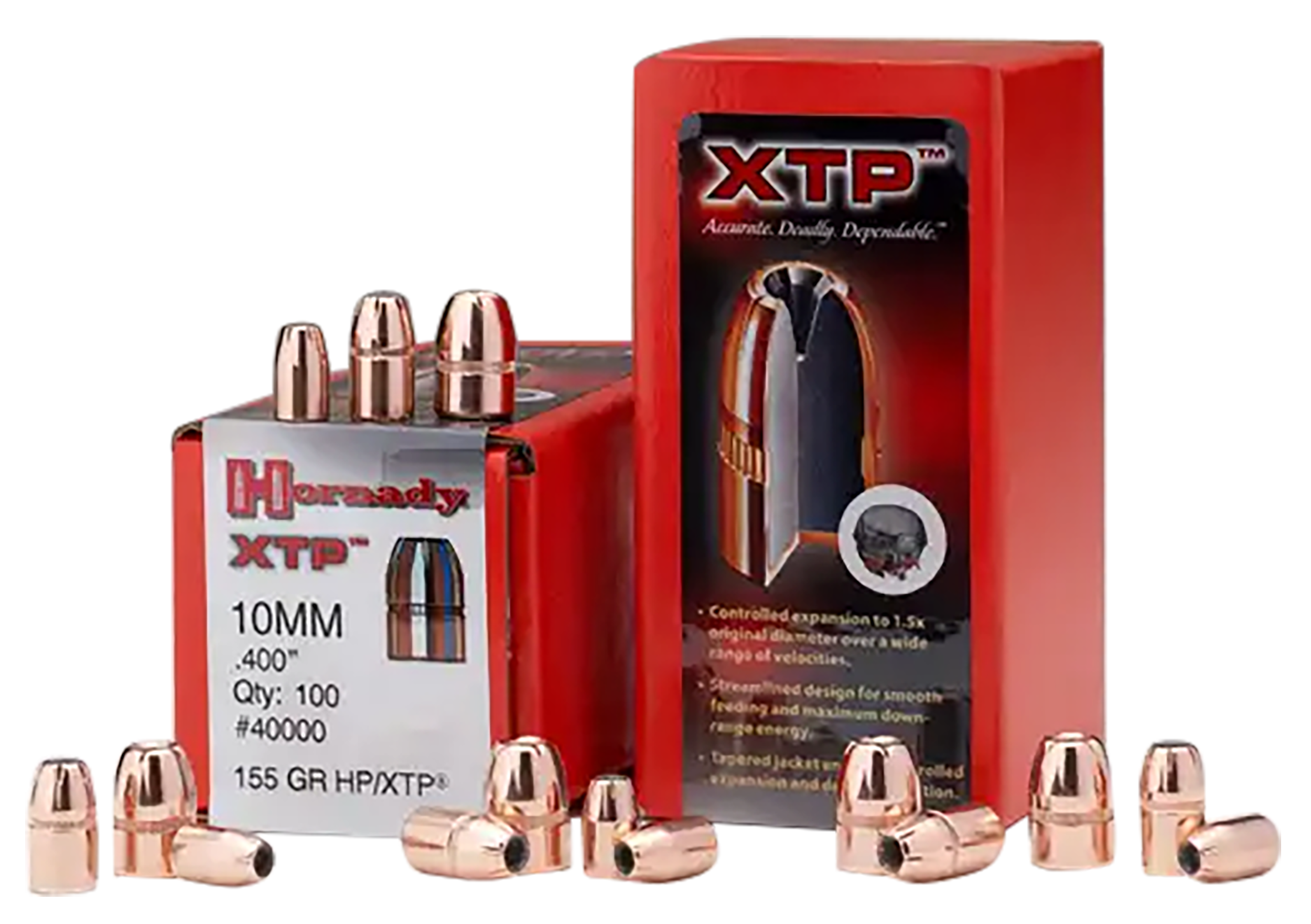 Hornady 35750 XTP  38 Cal .357 158 gr Hollow Point 100 Per Box/ 25 Case
