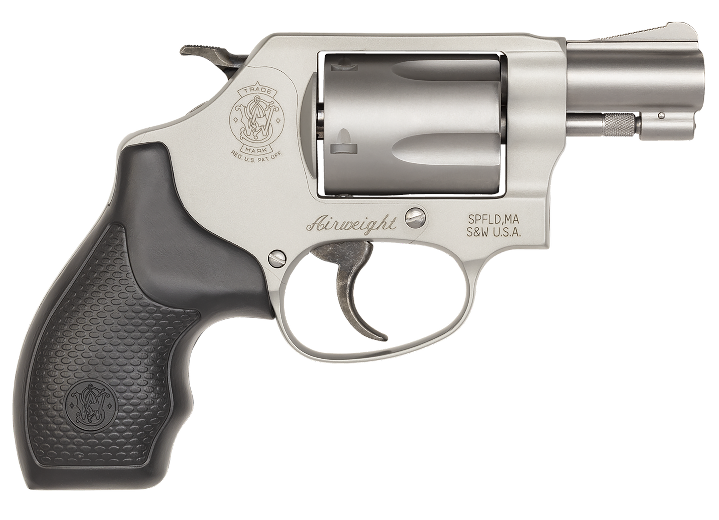 Smith & Wesson 163050 Model 637 *CA Compliant 38 S&W Spl +P 5 Shot 1.88" Stainless Steel Barrel/Cylinder, Matte Silver Aluminum Alloy J-Frame, Integral Front Sight, Internal Lock