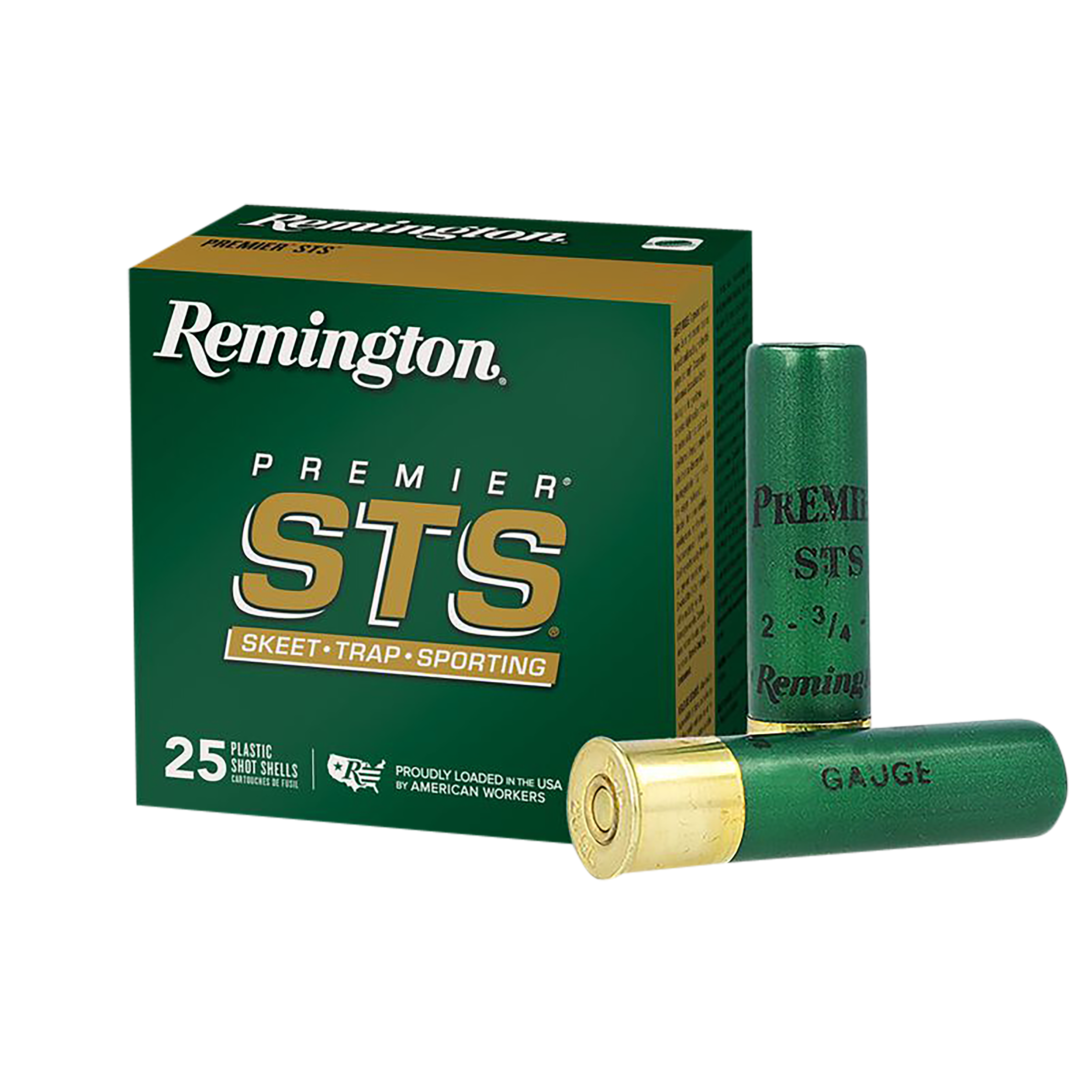 Remington Ammunition 20155 Premier STS  12 Gauge 2.75" 1 oz 8 Shot 25 Per Box/ 10 Cs