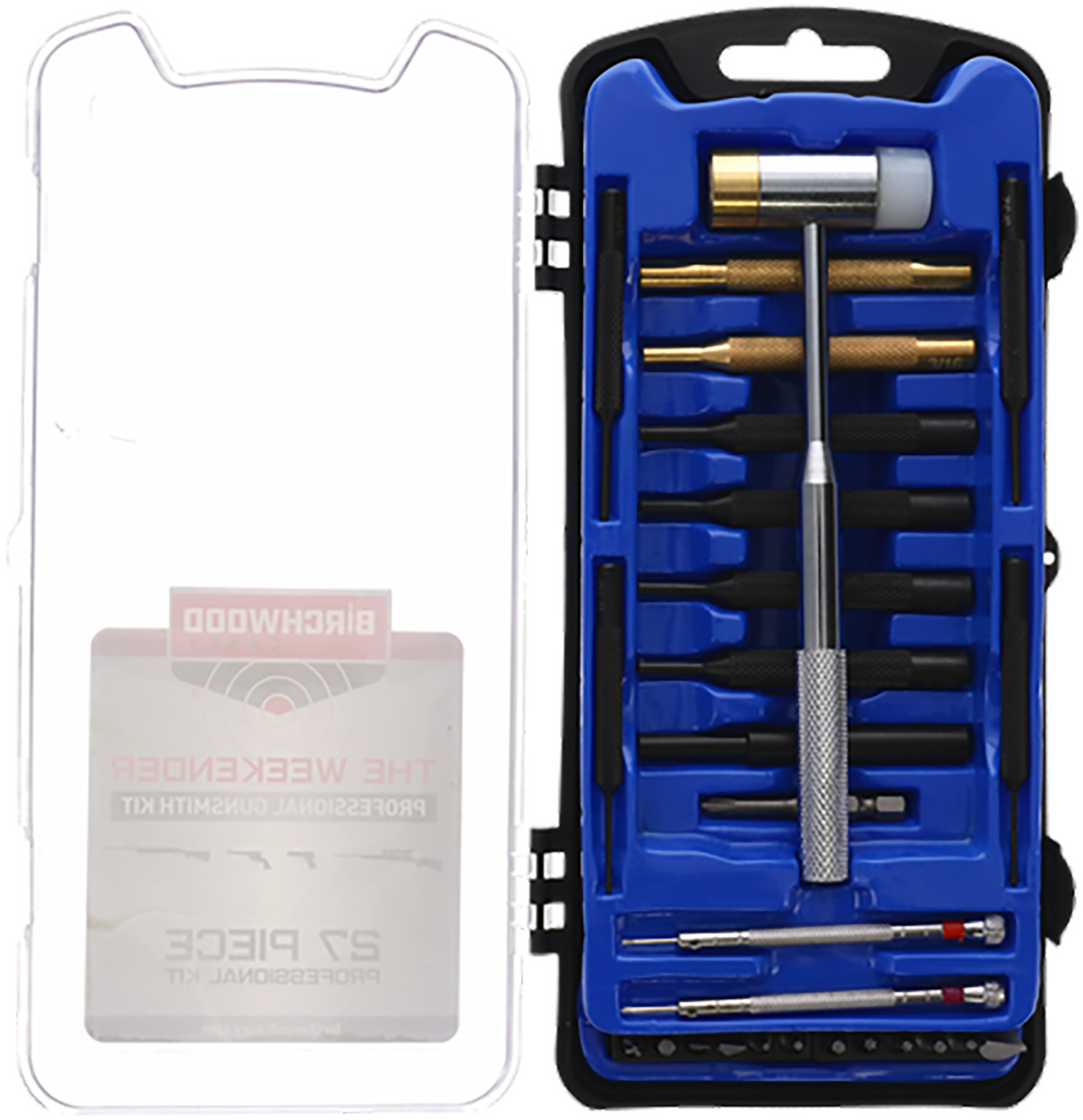 Birchwood Casey 42021 Weekender Professional Gunsmith Kit Blue 27 Pieces