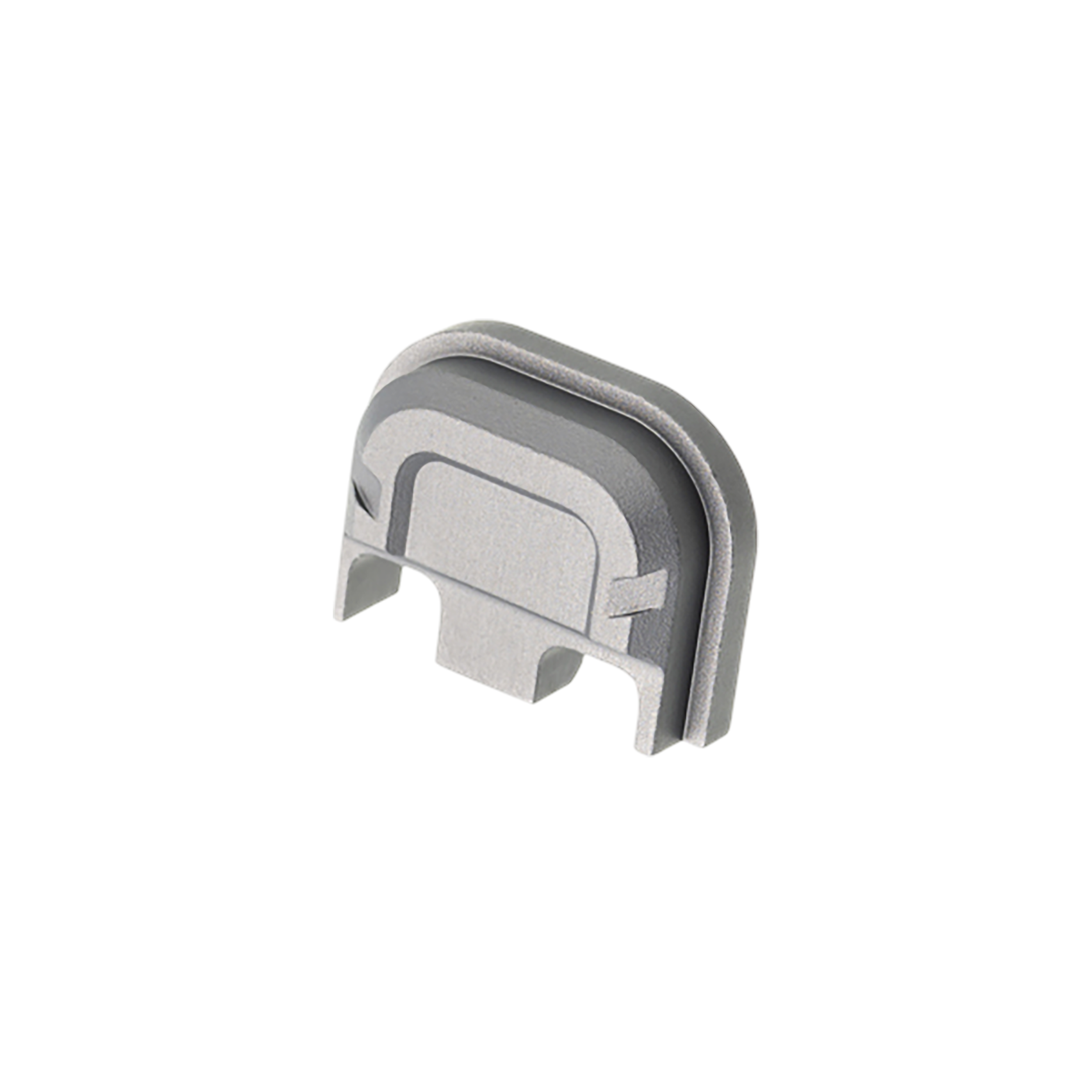 Tyrant CNC TDG5SPGREY Slide Cover Plate  Chevron Design Glock Gen5 Grey Aluminum