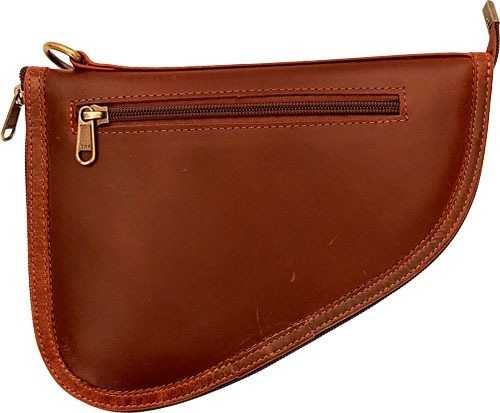 PALMETTO PISTOL CASE MEDIUM OX BLOOD-BROWN BUFFALO