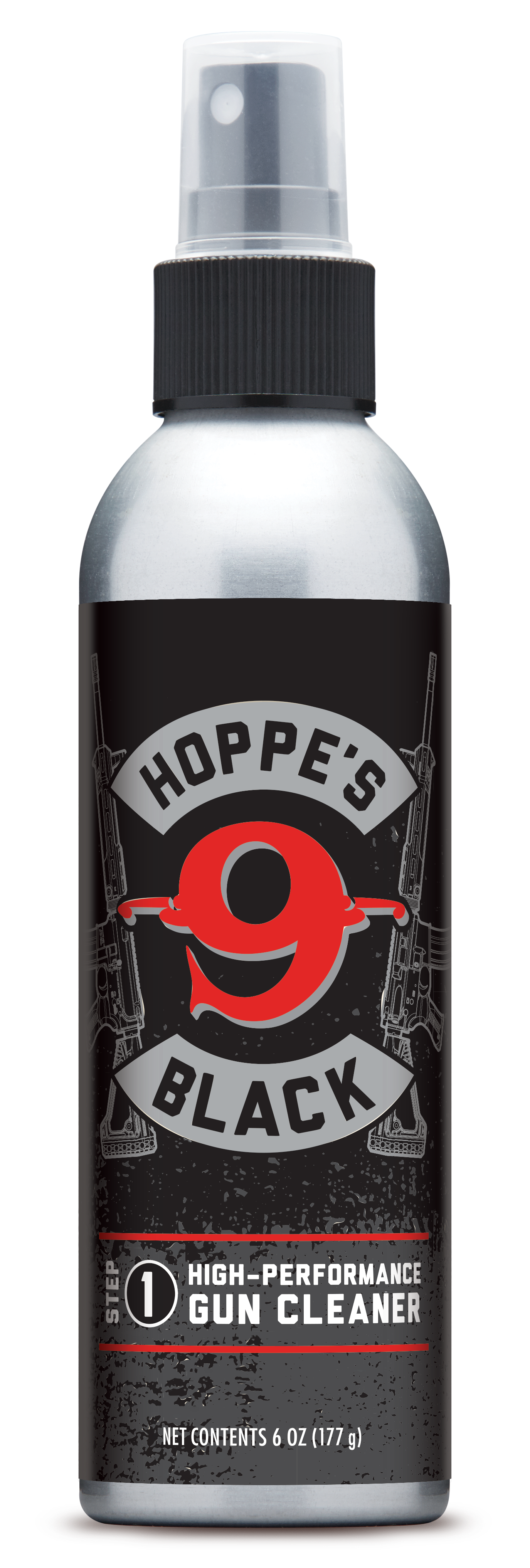 Hoppe's HBC6 Black Gun Cleaner 6 oz. Pump Bottle
