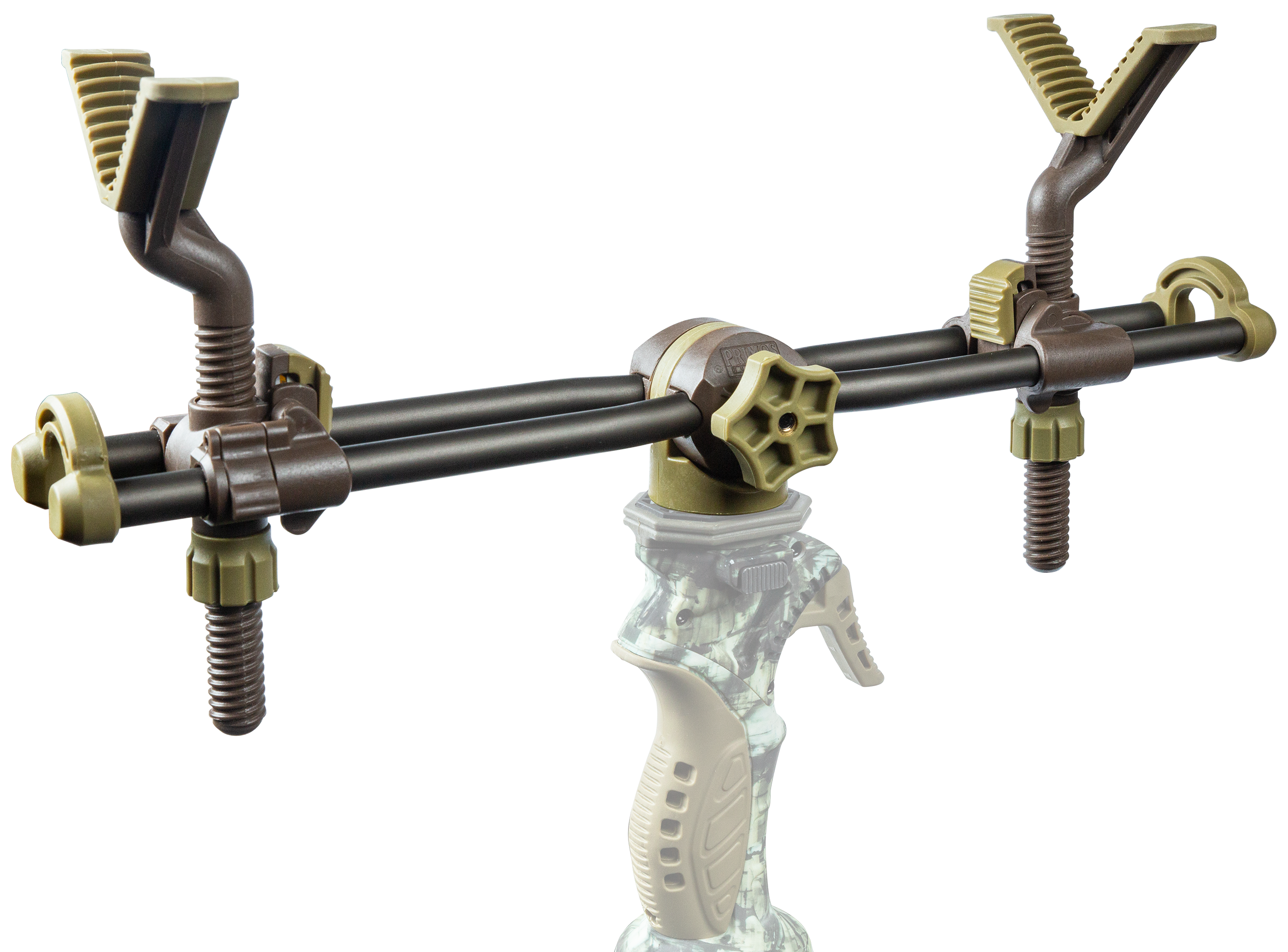 Primos 6580 2-Point Gun Rest Black