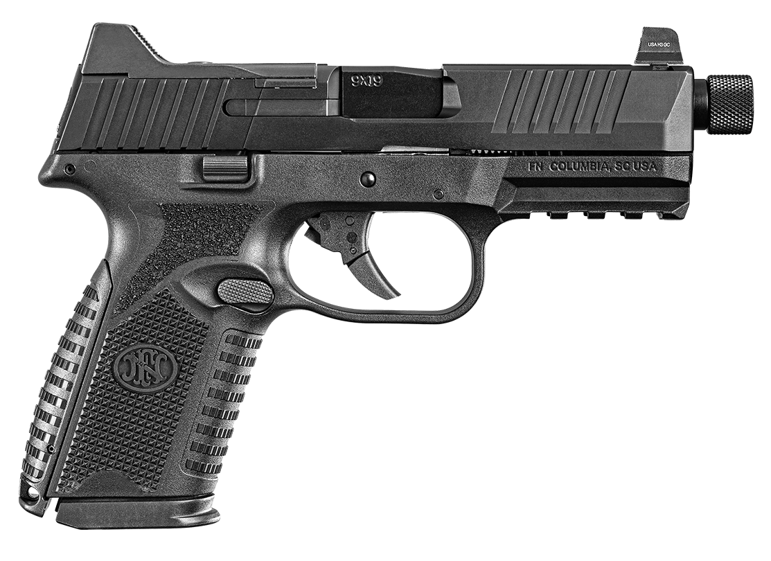 FN 66100837 509MT 9mm Luger 15+1/24+1, 4.50" Black Target Crown/Threaded Steel Barrel, Matte Black Optic Ready/Serrated Steel Slide, Matte Black Polymer Frame w/Picatinny Rail, Ambidextrous