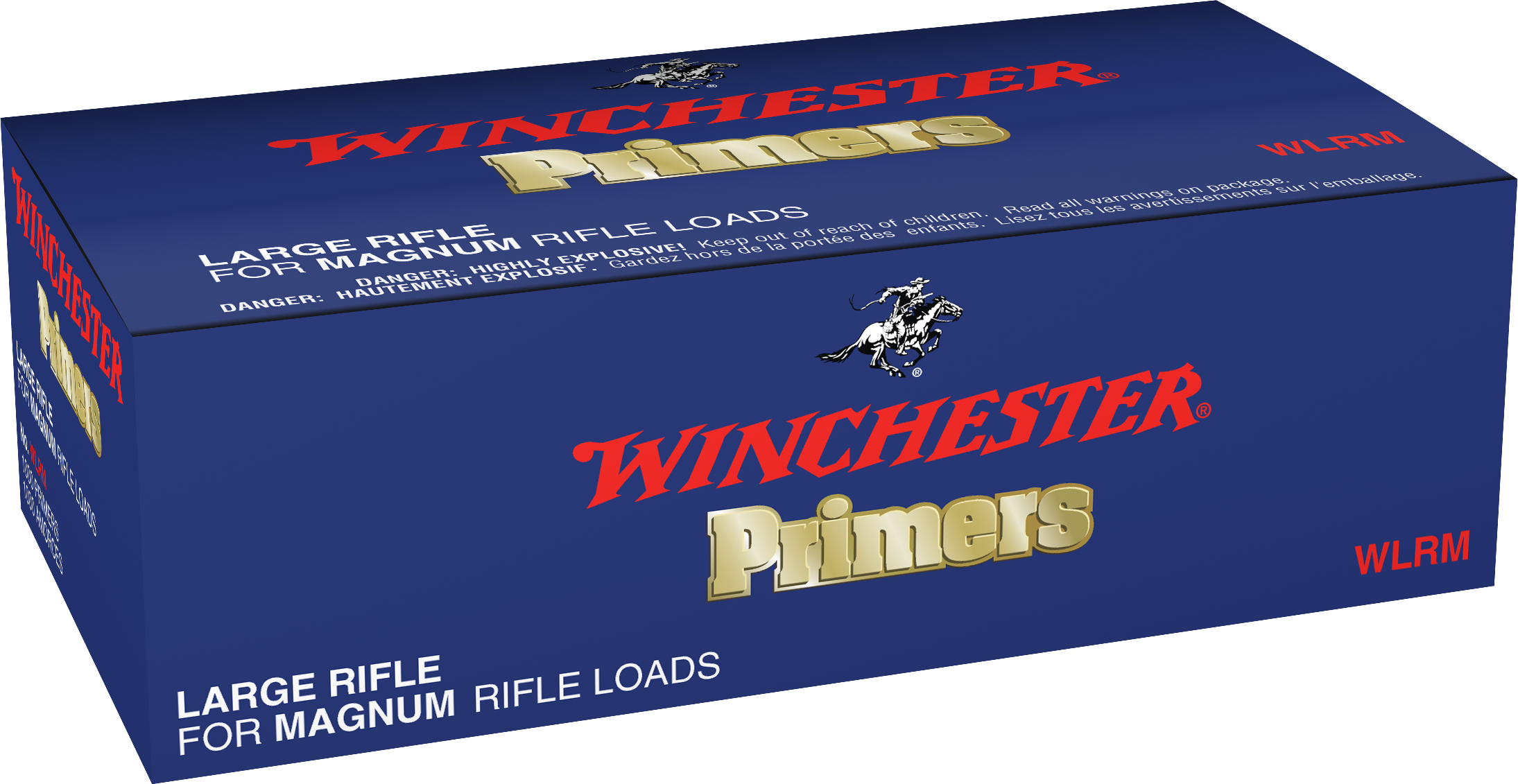 Winchester Ammo WLRM Centerfire #8-1/2M - 120 Large Magnum Rifle 1000 Per Box/5 Case