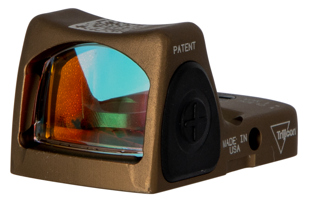 Trijicon 700780 RMR Type 2 Coyote Brown 1 x  0.89" x 0.67"  3.25 MOA Red Dot