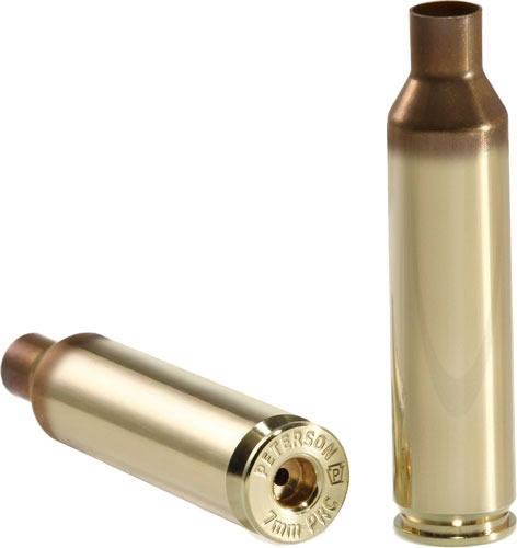 Peterson Cartridge 7mm PRC Unprimed Brass 50ct