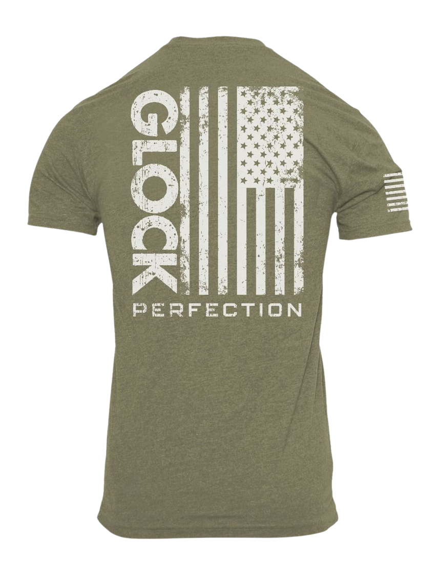 GLK AP96398 PERFECTION FLAG TEE M GRN