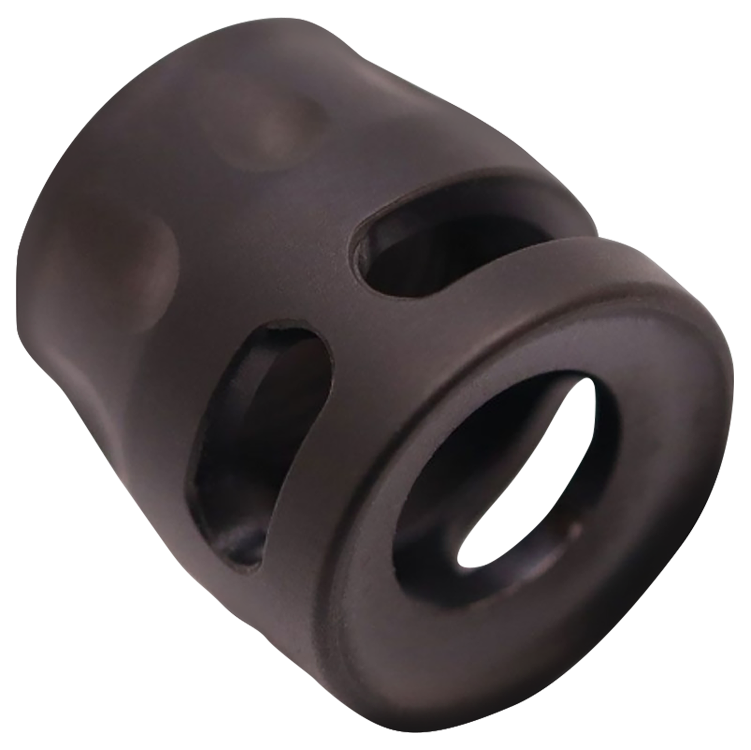 True Precision Inc TPSMICROBC Micro Compensator S-Type Black DLC 416R Stainless Steel 1/2"x28 Threads 9mm/380 ACP