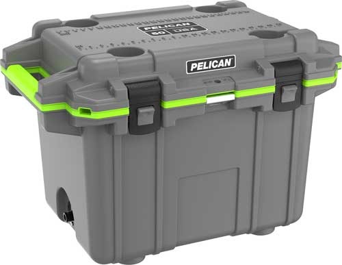 PELICAN COOLERS IM 50 QUART ELITE DARK GRAY/GREEN