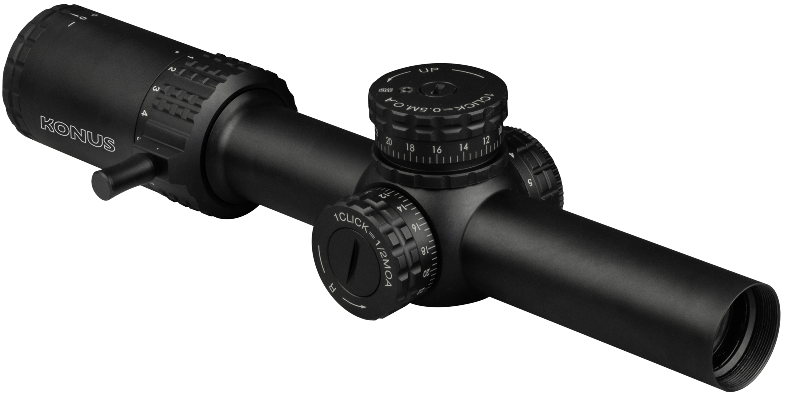 Konus 7193 Sultan  1-10x24 30mm Tube Illuminated Engraved Ballistic Circle Reticle