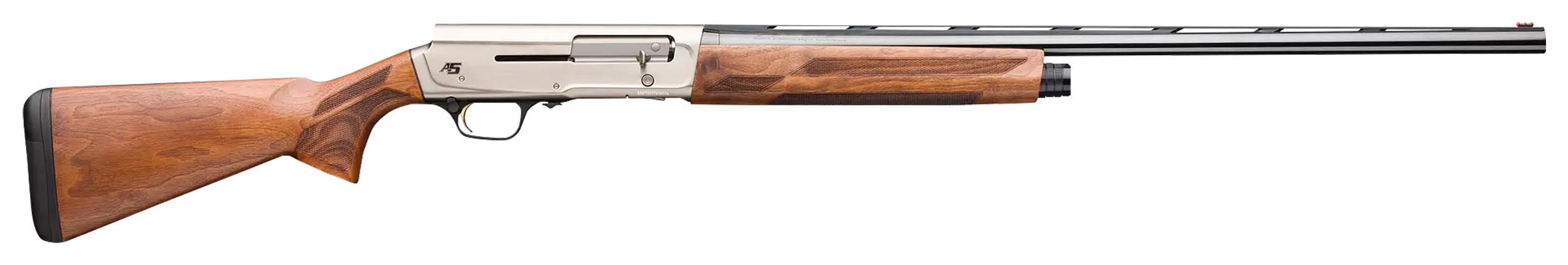 Browning 0119035005 A5 Upland Sweet Sixteen 16 Gauge Semi-Auto 2.75" 4- 2.75" Shells 26" Gloss Blued Vent Rib Barrel, Brushed Nickel Aluminum Alloy Receiver, Fixed Turkish Walnut Stock