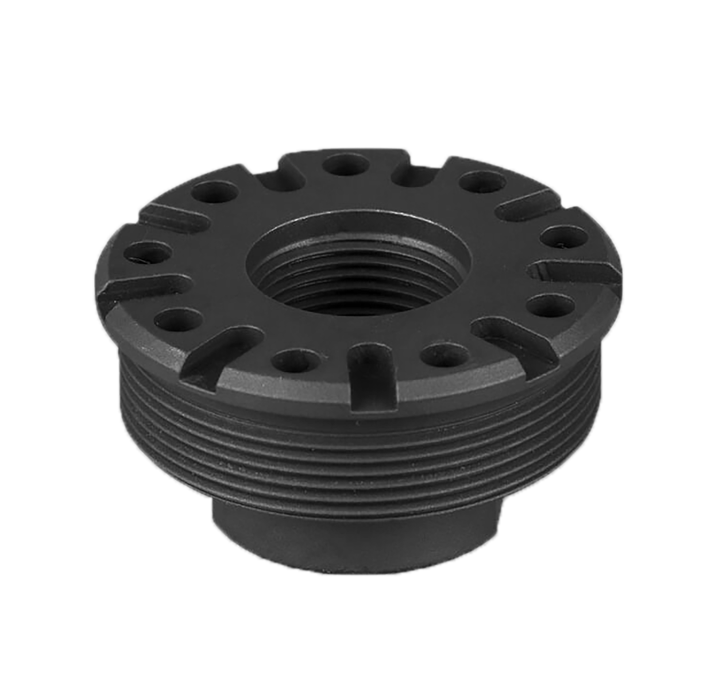 SilencerCo AC2435 Bravo Direct Thread Mount Fits 9/16"x24 Matte Black