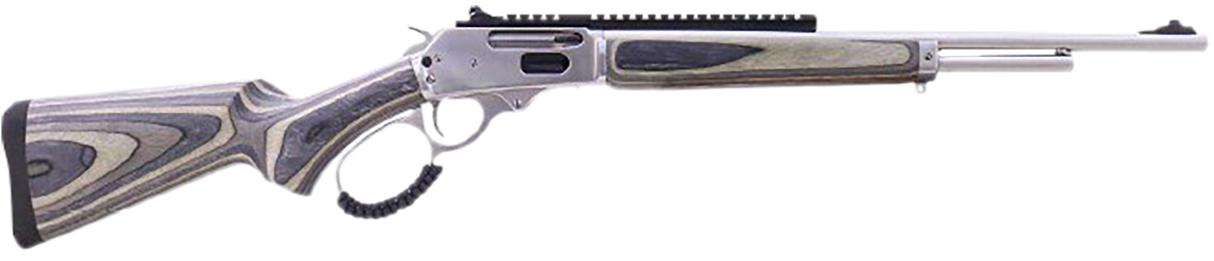Rossi 950044189LW R95 44 Mag 8+1 18" Matte Stainless Threaded Barrel, Stainless Polished Stainless Steel Receiver, Fixed Laminate Stock