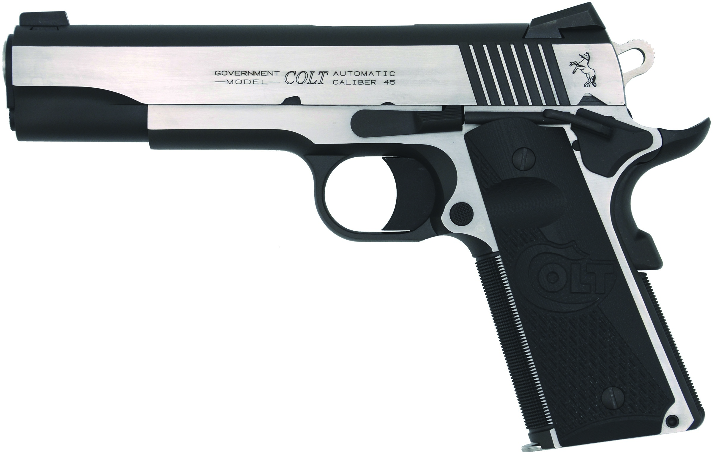 CLT COMBAT ELITE GOVT 45ACP 5 TWO TONE BLEM