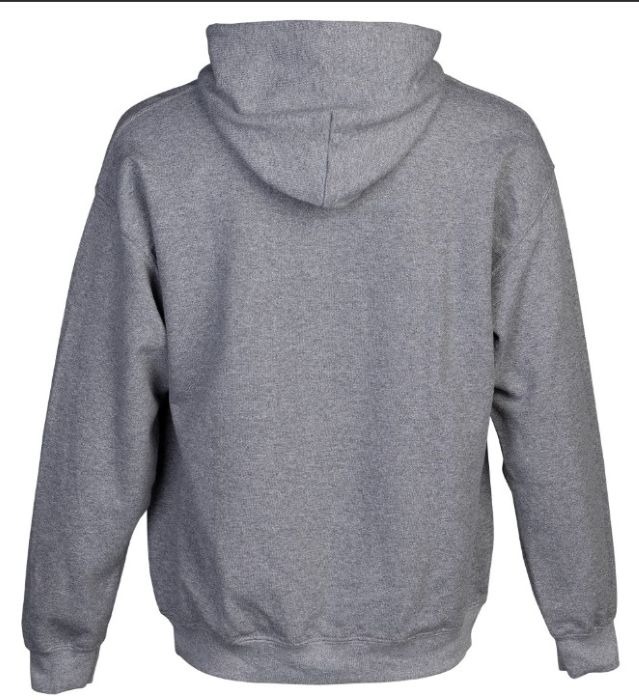 BROWNING HOODIE VINTAGE EMBLEM GREENHEAD HEATHER GRAY LARGE