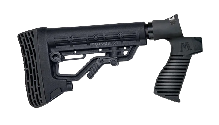 Mossberg 95219 Flex Stock  6 Position Black Synthetic for Mossberg 500, 590 (Not for Flex-22)