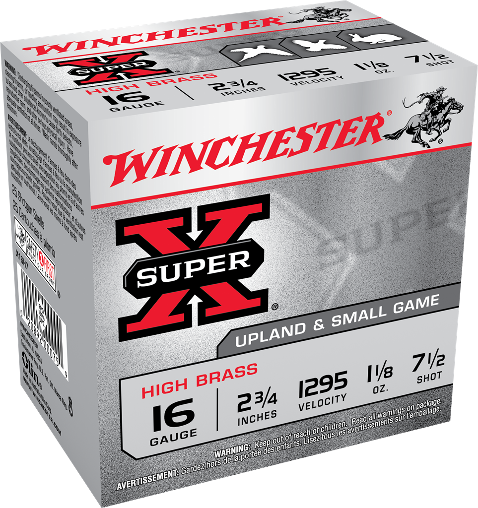 Winchester Ammo X16H7 Super X Heavy Game Load 16Gauge 2.75" 1 1/8oz 7.5Shot 25 Per Box/10 Case