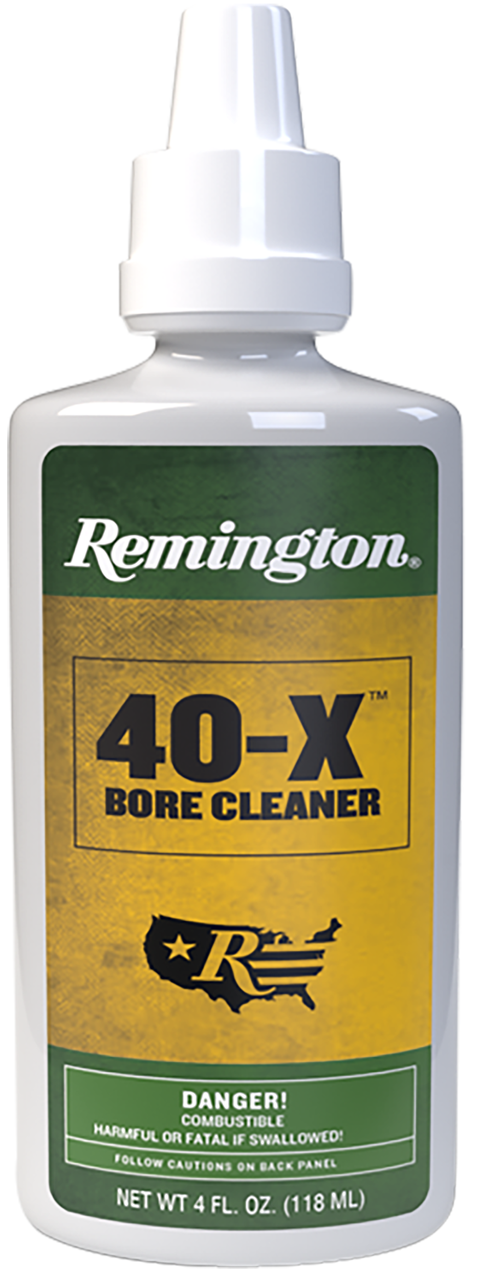 Remington Accessories 18397 40-X Bore Cleaner Removes Carbon/Lead/Plastic Fouling/Powder 4 oz Squeeze Bottle